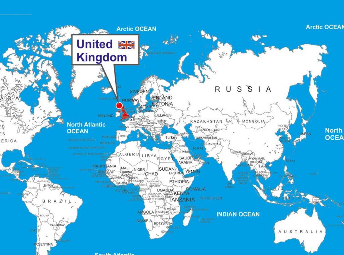 英国在世界地图上：周边国家和欧洲地图上的位置